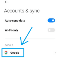 how to delete gmail account from mi phone
