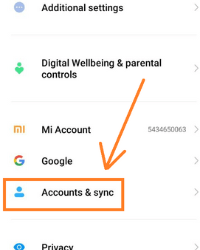 how to remove gmail account from phone redmi