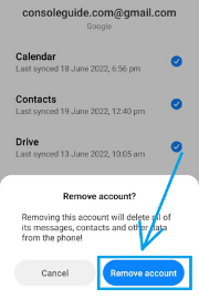 how to remove google account from mi phone