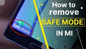 How to remove safe mode in MI? Exit safe mode Redmi Xiaomi