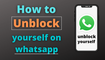 How to unblock yourself on whatsapp