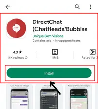 how to install directchat application