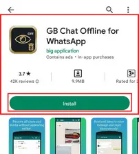  how todownload the GB chat offline application