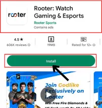 Rooter app for free fire diamonds