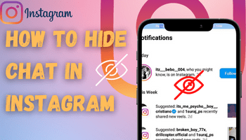 how to hide chat in instagram